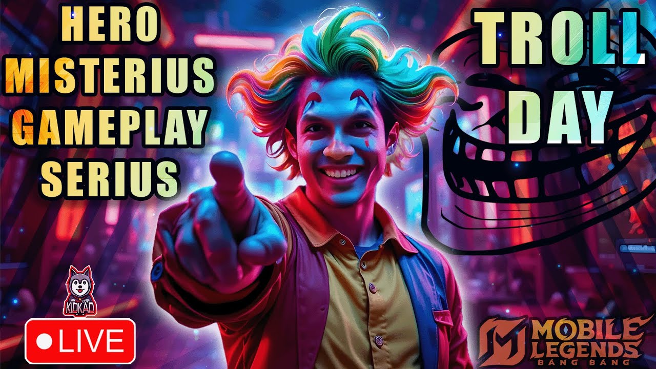 TROLL DAY tapi MAIN SERIUS!🔥Viewers Tentuin Hero & Role-ku! | Mobile Legends Live Indonesia S38 #66