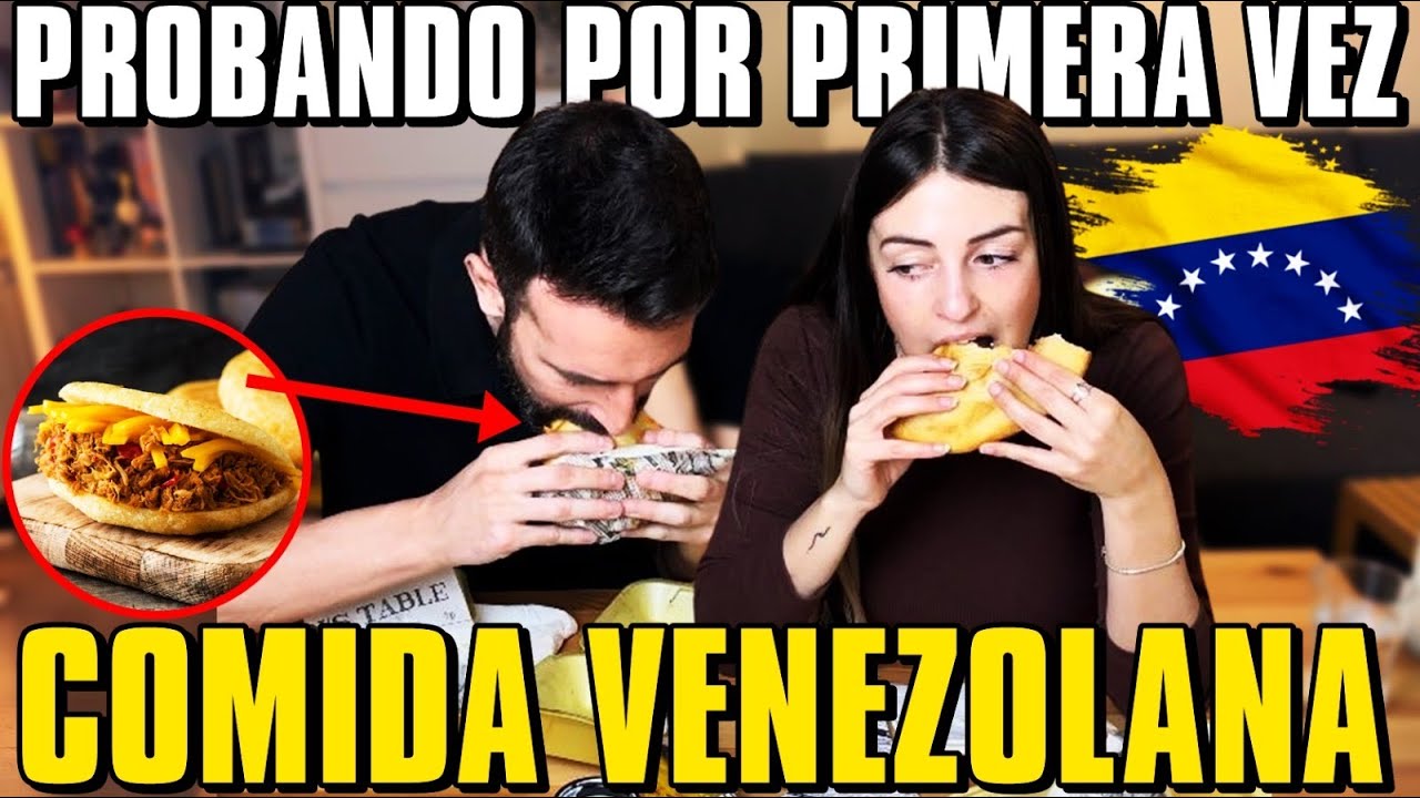 PROBANDO por PRIMERA VEZ COMIDA de VENEZUELA *INCREÍBLE*