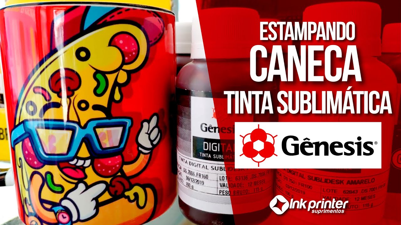 Fazer Caneca com Tinta Sublimática Gênesis para Sublimação Vale a Pena? Confira na Prática