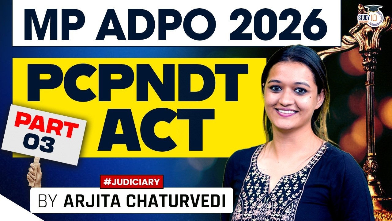 PCPNDT Act | Pre-Conception & Pre-Natal Diagnostic Techniques Act, 1994