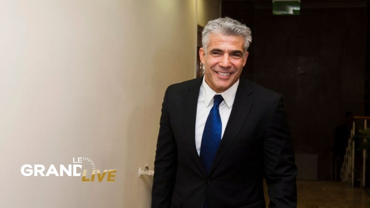 Yaïr Lapid sur le plateau d'i24NEWS