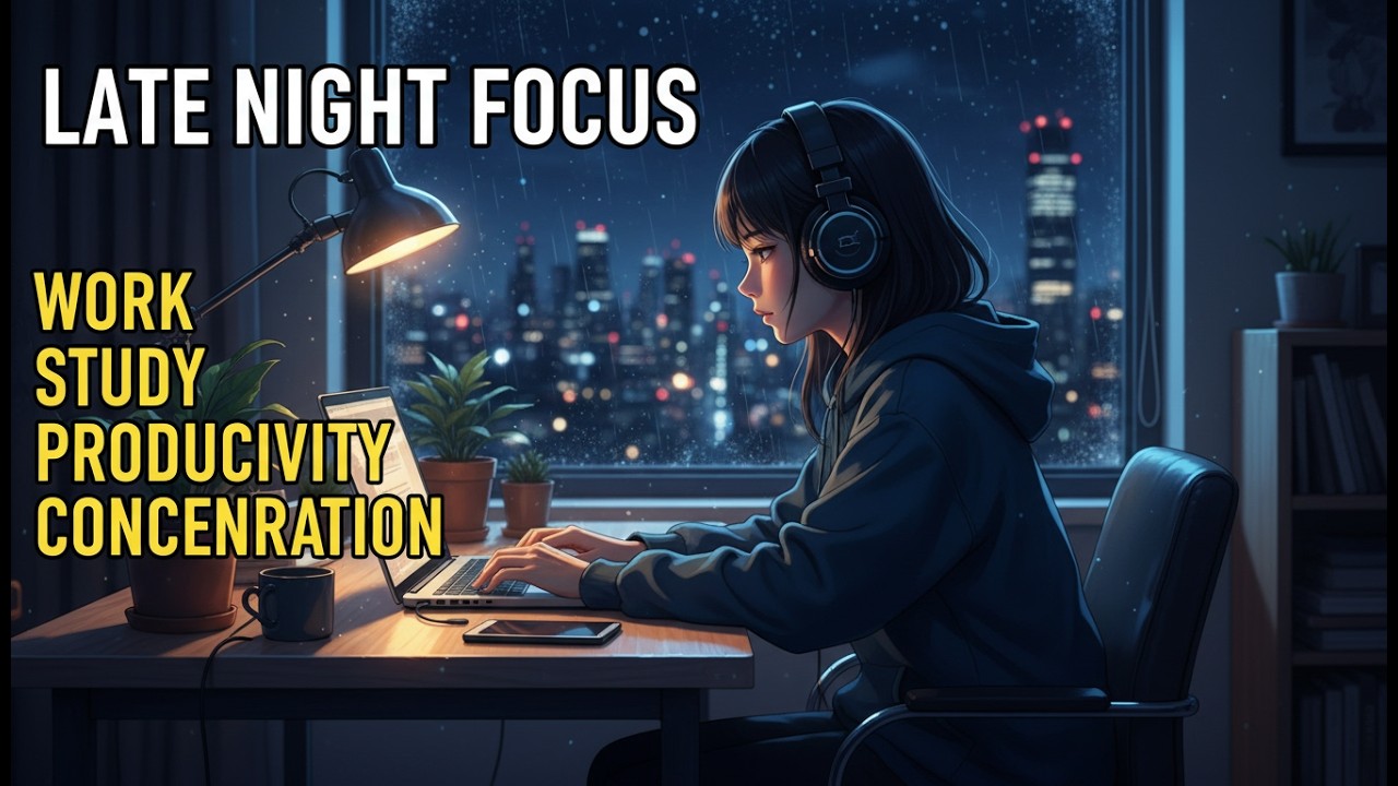 🔴 LIVE –  Rainfall for Deep Study & Concentration – Live