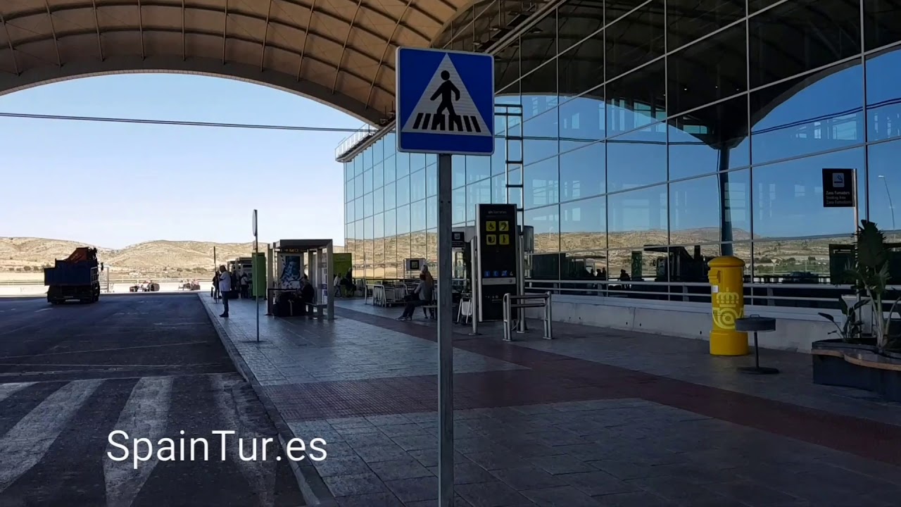 Как доехать на автобусе из аэропорта Аликанте-Эльче в город Alicante, Торревьеху, Бенидорм и т.д.