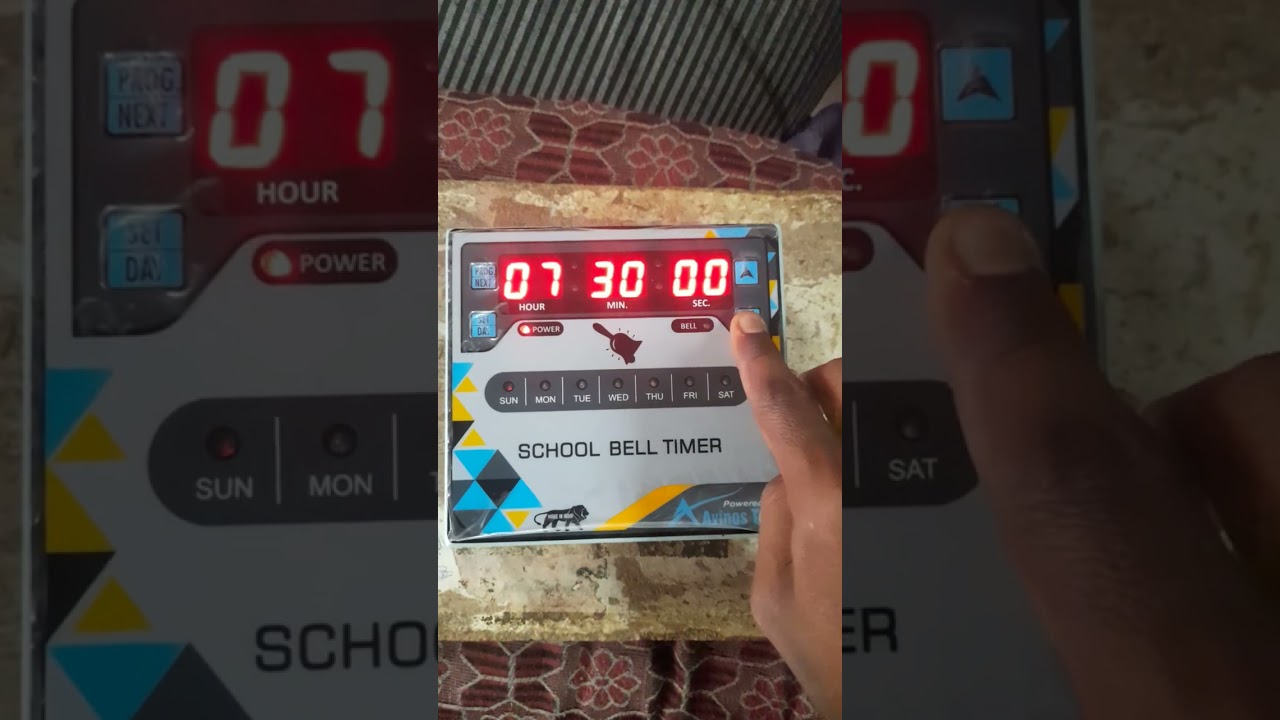 School Bell Timer | AYINOS Tech School Bell | Automatic Bell | 
