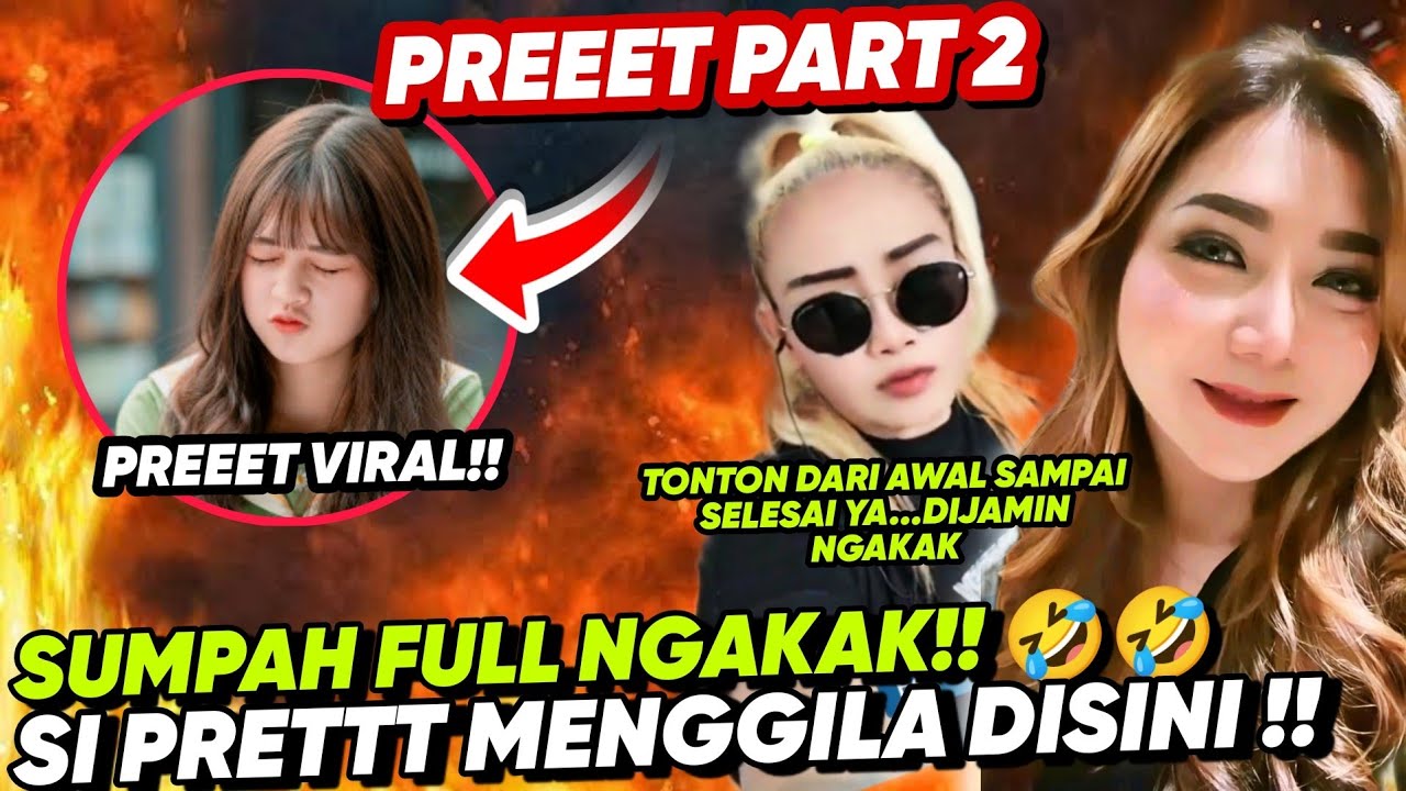 FULL NGAKAK PREEETY PART 2 !! TEH NOVI KAK SIL & PESERTA KOMAL DIBUAT NGAKAK SAKIT PERUT !!