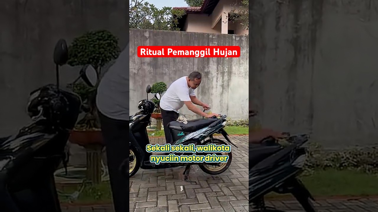 NYUCIIN MOTOR DRIVER SAMPE KINCLOOONG, BAKALAN HUJAN NGGAK NIH?! #mastriadhianto