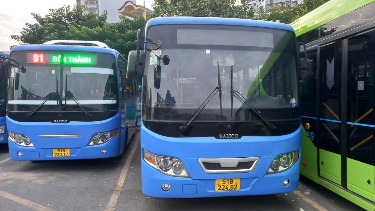 ĐVVT Tạm thời - Review lộ trình lượt về xe buýt tuyến 01 TP.HCM : Bến Thành - Bến xe buýt Chợ Lớn 