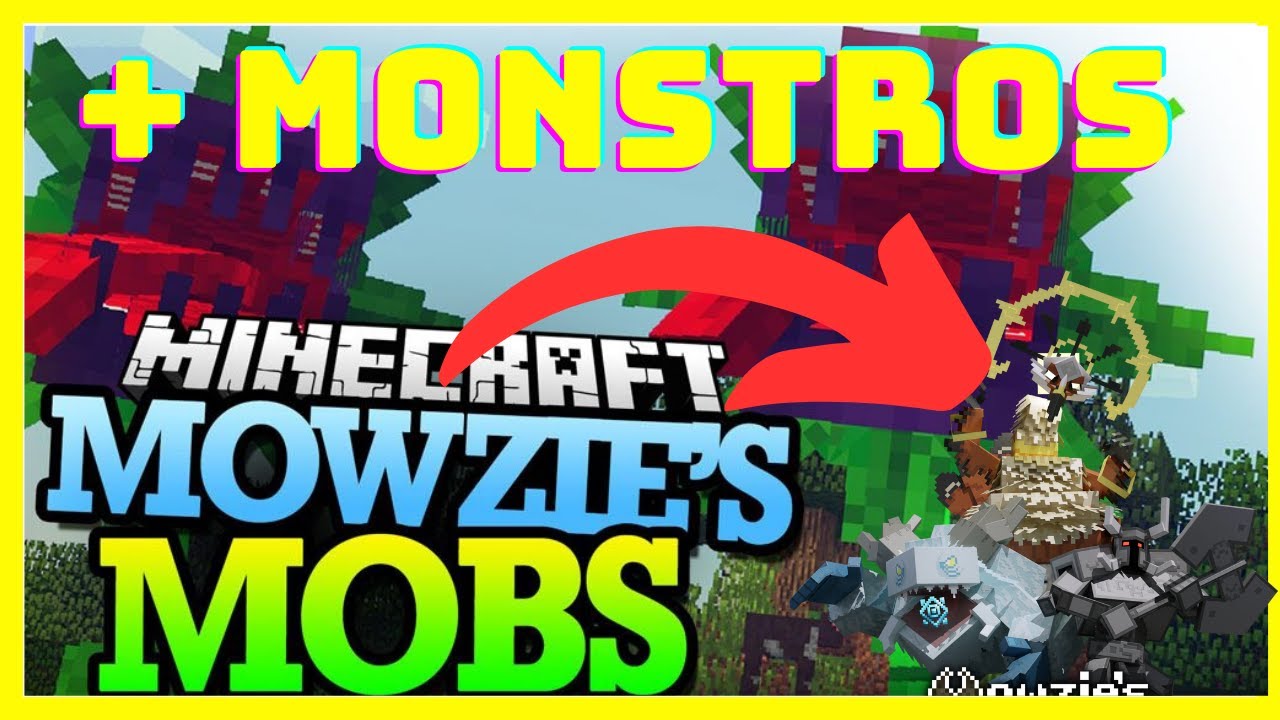MINECRAFT MELHOR MOD DE MONSTROS (MOBS)