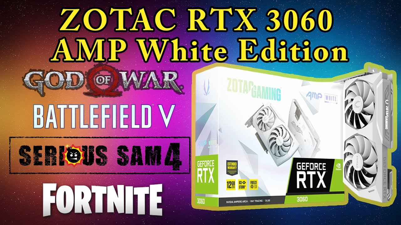 ZOTAC GAMING GeForce RTX 3060 AMP White Edition  /  РАСПАКОВКА  /  ТЕСТЫ В ИГРАХ