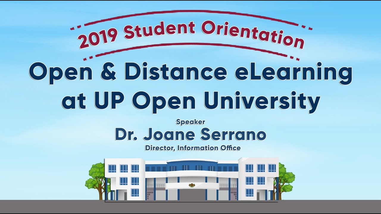 Open & Distance eLearning at UPOU | Dr. Joanne Serrano