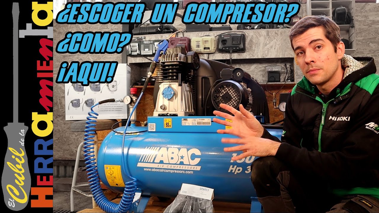 Aprende a  elegir un compresor para vuestro taller
