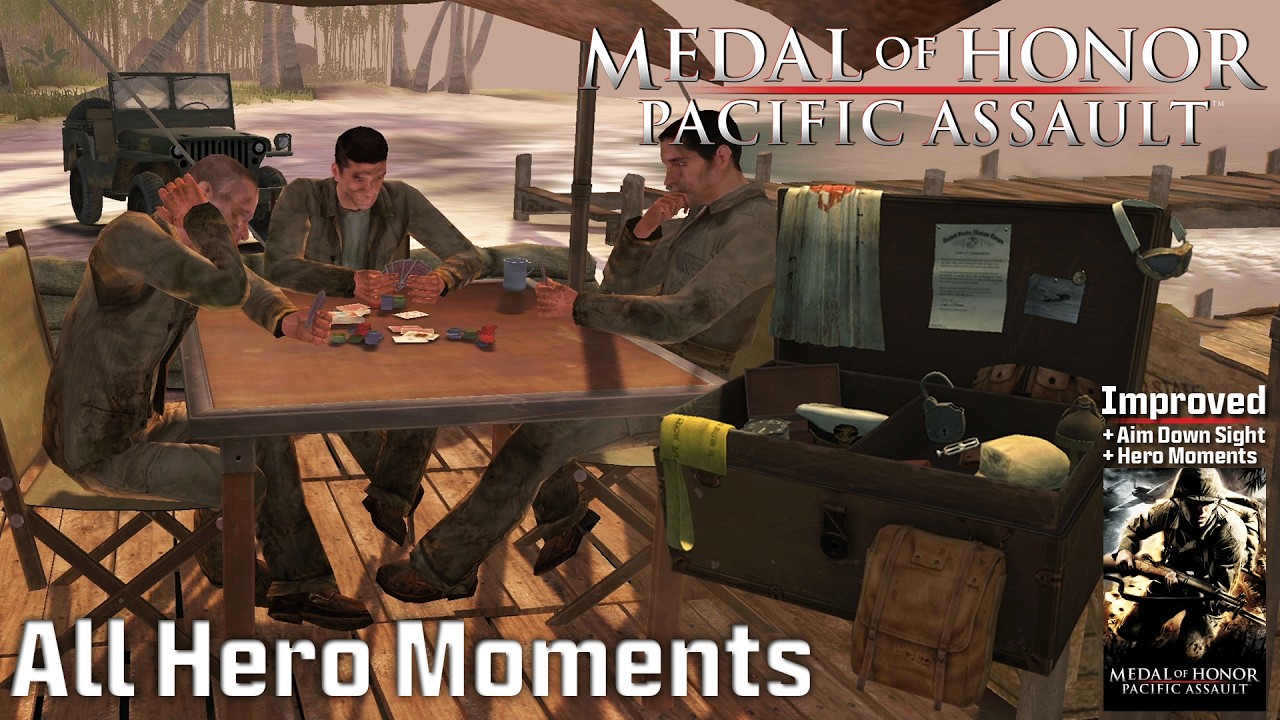 Hero Moments | Explore Tent | Medal of Honor: Pacific Assault (2004) Improved