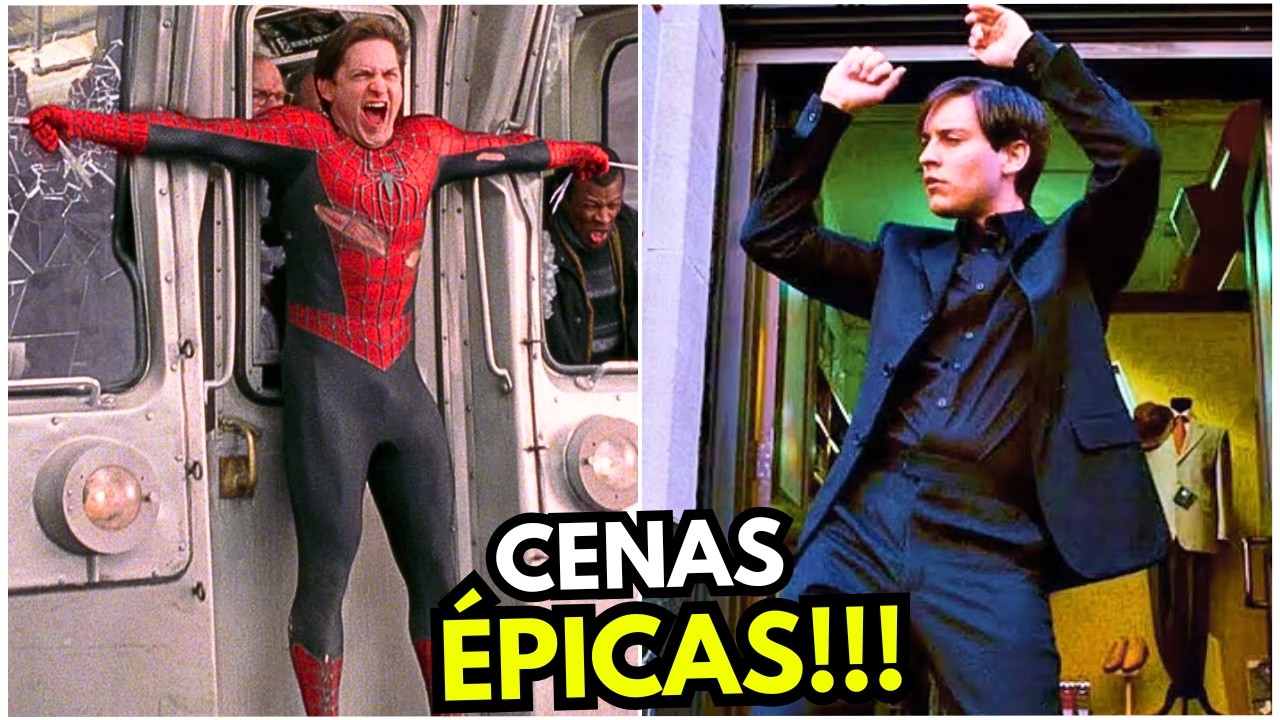 TOP 10 CENAS MAIS ÉPICAS DO HOMEM-ARANHA!!! (TOBEY MAGUIRE)