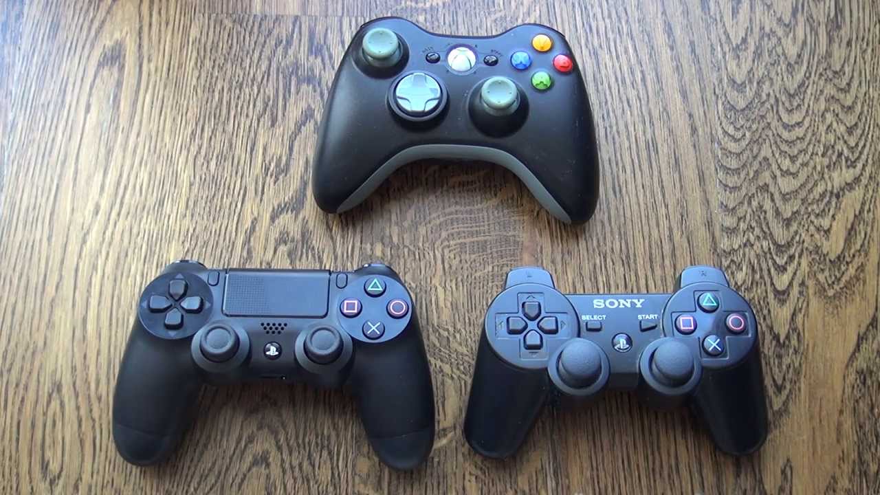 DualShock 4 vs DualShock 3 vs Xbox 360 Kontrolc&uuml;s&uuml;