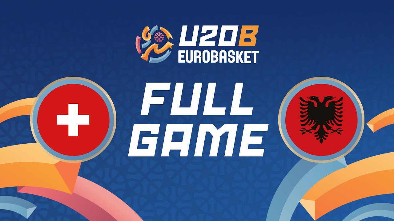 Class. Game 17-18 | SUI v ALB | Full Basketball Game | FIBA U20 EuroBasket 2024  Division B