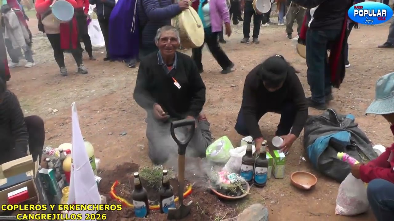 COPLEROS Y ERKENCHEROS EN EL PREDIO MUNIIPAL Y CEREMONIA A LA MADRE TIERRA 7 FEBRERO CANGREJILLOS 20
