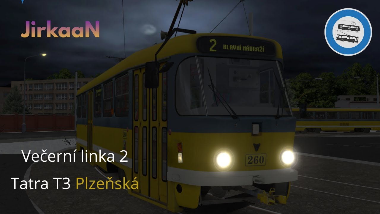 SIMT, večerní linka 2 s T3.