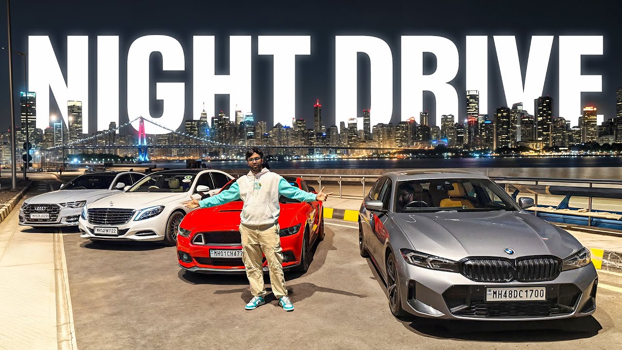 MUMBAI NIGHT DRIVE WITH SUPER CARS !