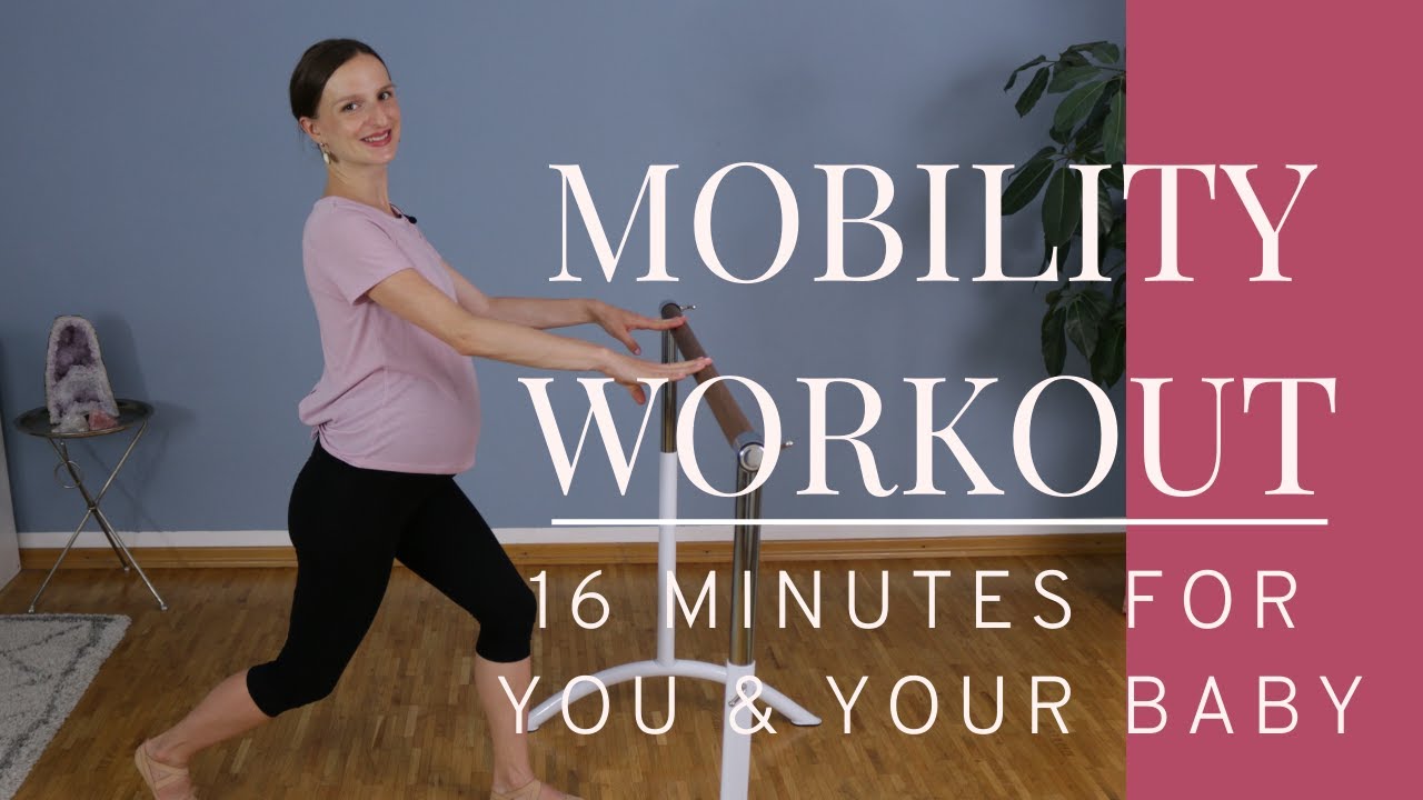 16MIN BALLET PREGNANCY ROUTINE | mobility & stretch with LejlaPS