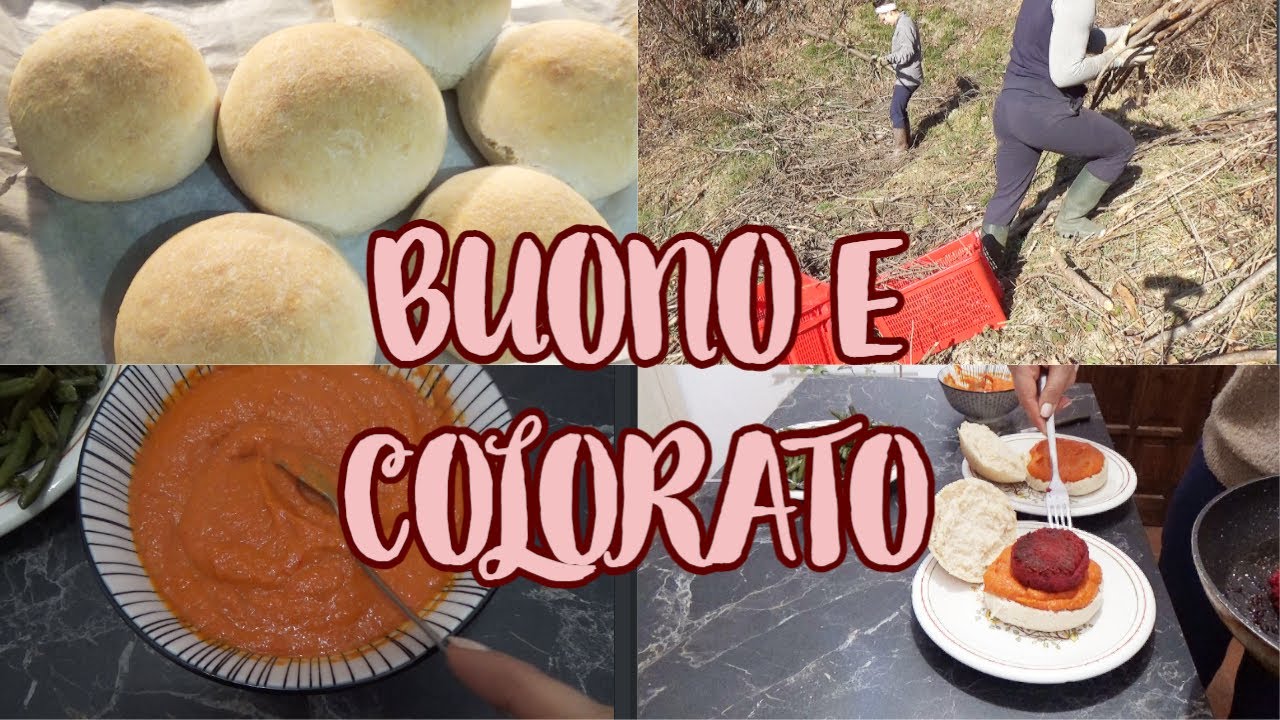 Vlog -  PANINI AL LATTE SOFFICISSIMI, HAMBURGER ROSA e così mi porto avanti!