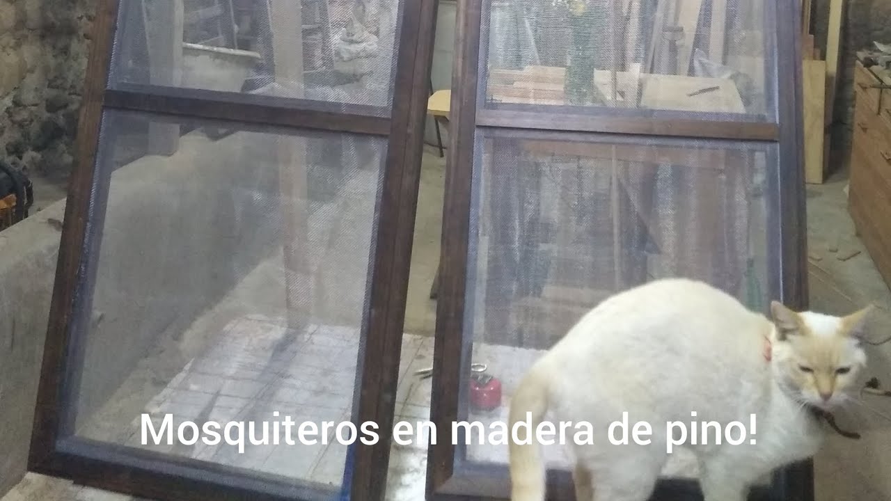 Cómo se hace un mosquitero de madera 🇲🇽