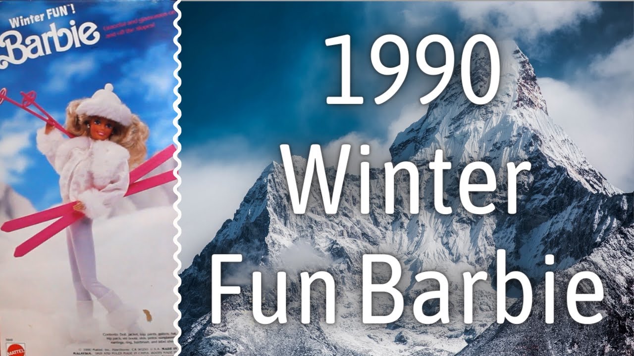 1990 WINTER FUN BARBIE 🎿🎿 | Reviews and Unboxing