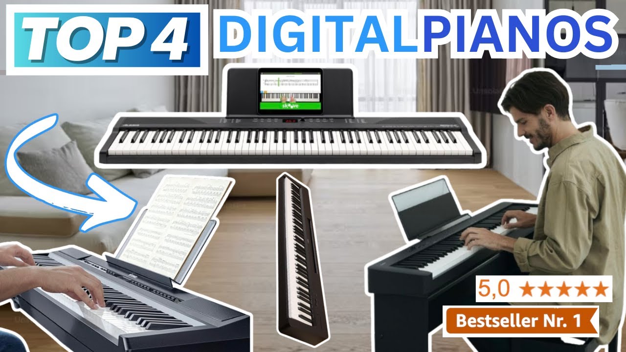 Beste DIGITALPIANOS (Testsieger 2026) | Top 4 Digitalpianos Vergleich