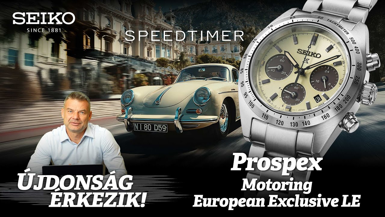 Újdonság érkezik! Seiko Prospex Speedtimer Motoring European Exclusive LE
