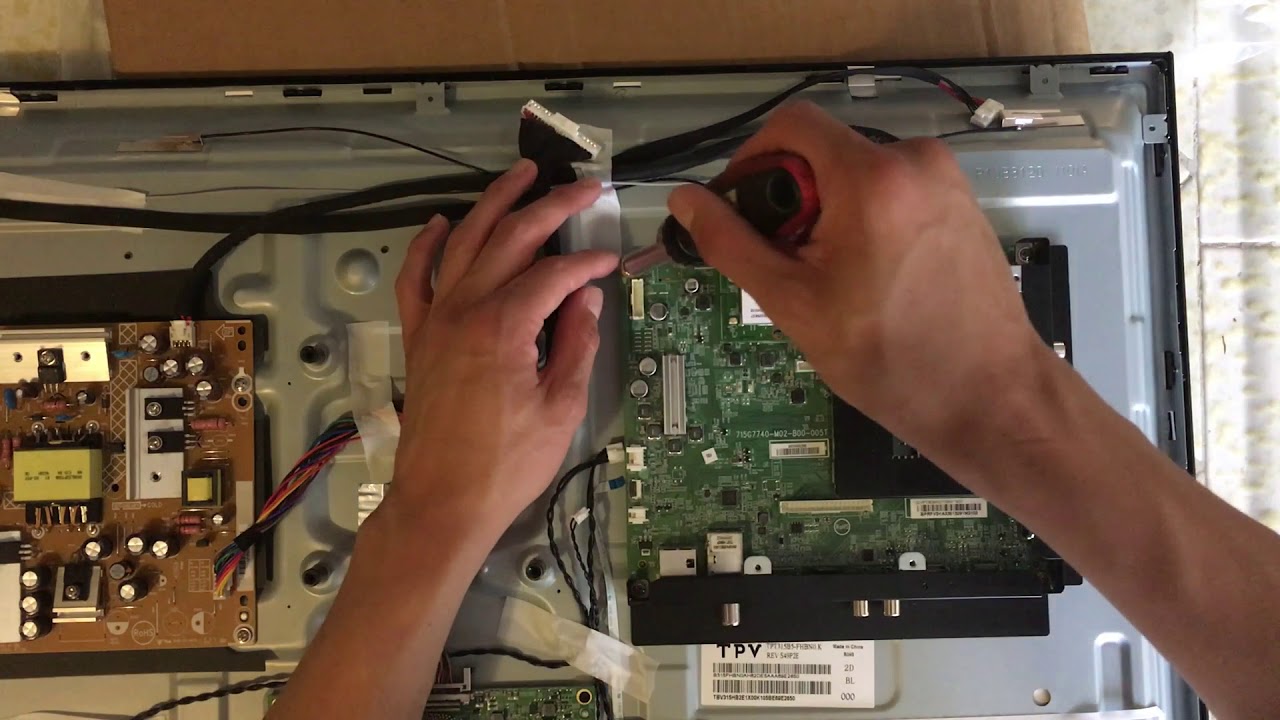 Vizio TV HDMI No Signal - Main Board Replacement
