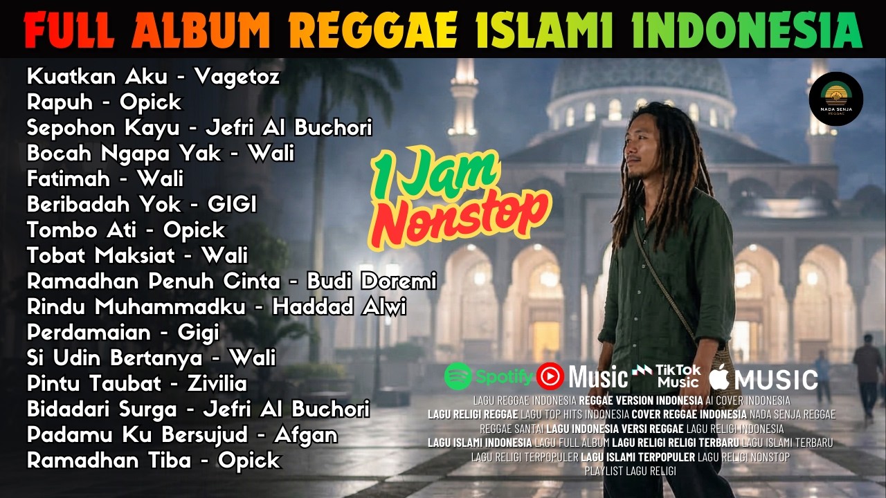 Full Album Reggae Islami Indonesia | Paling Viral Tahun Ini 🌙 Playlist 1 Jam | AI Cover Terbaik