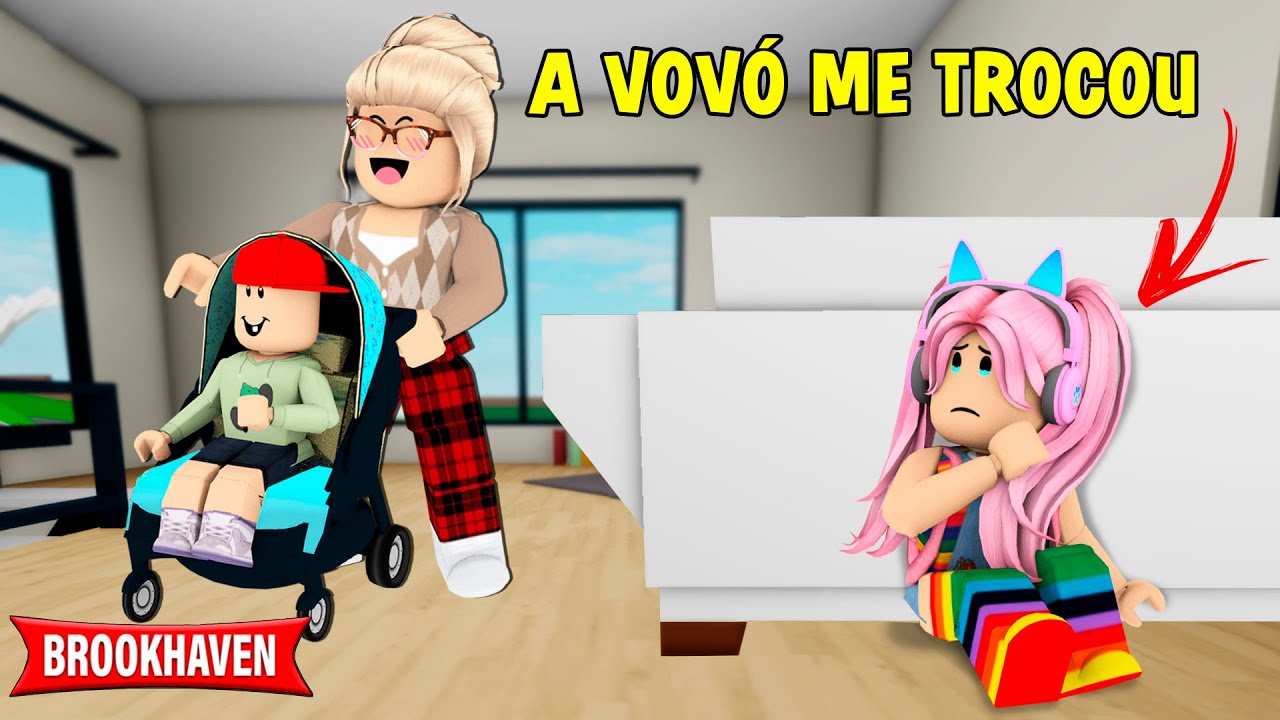 O NOVO NETO DA VOVÓ TOMOU O MEU LUGAR! Historinhas Brookhaven RP 🏡 │ ROBLOX