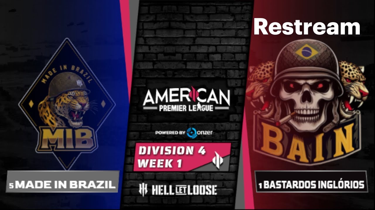 Hell Let Loose - MIB vs BAIN -  Sainte-Mere-Eglise - American Premier League - Competitivo HLL