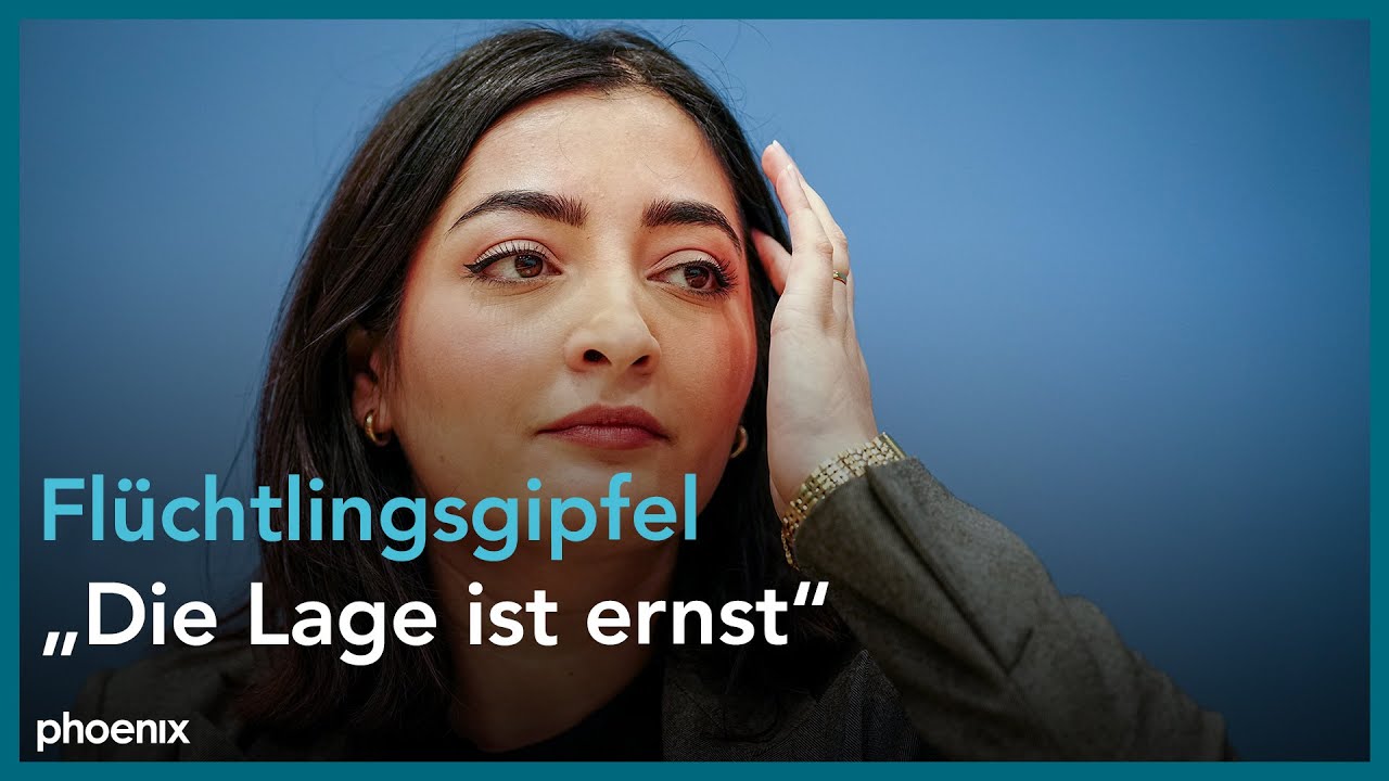 phoenix tagesgespräch mit Reem Alabali-Radovan zum Flüchtlingsgipfel am 16.02.23