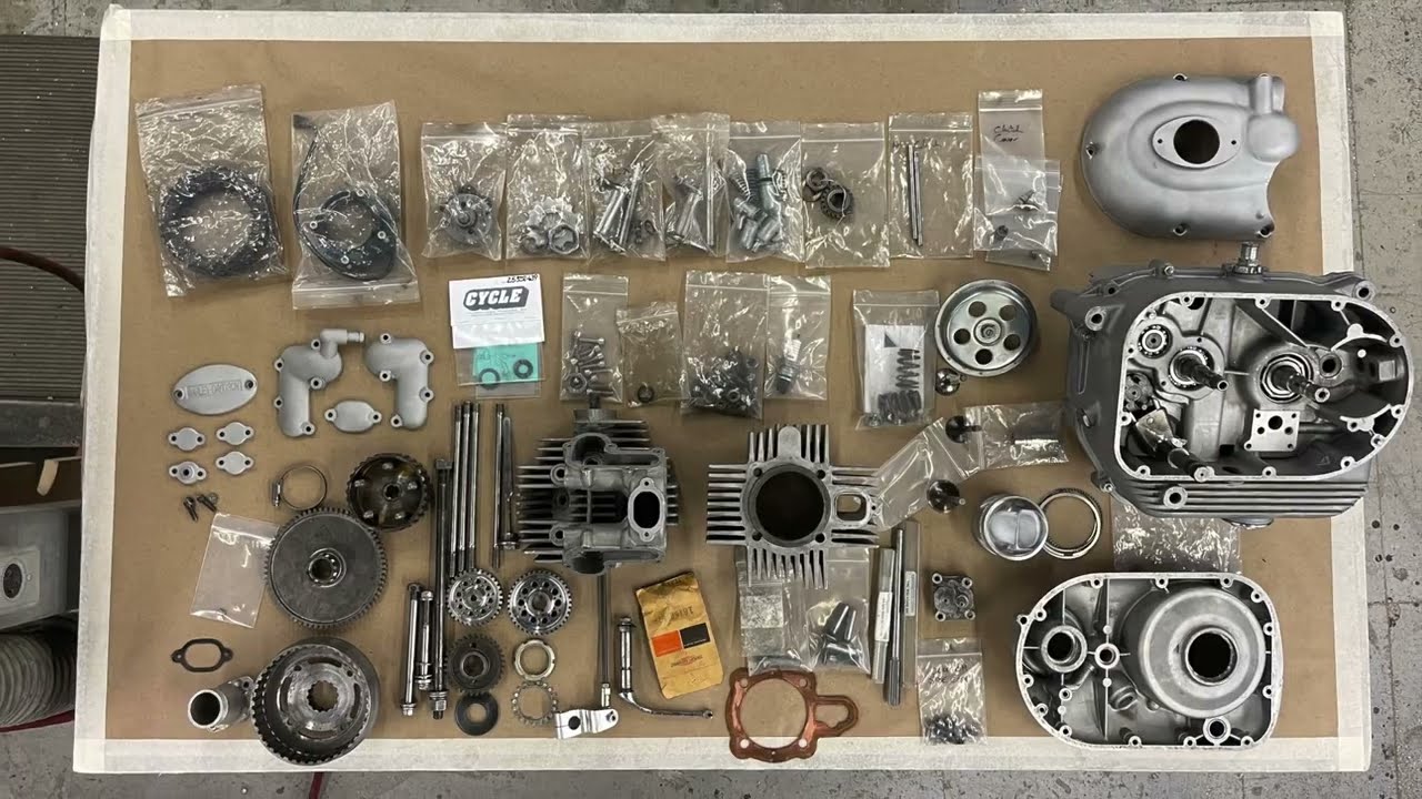 Aermacchi 350 Sprint engine assembly (in haste!) and some road racing.