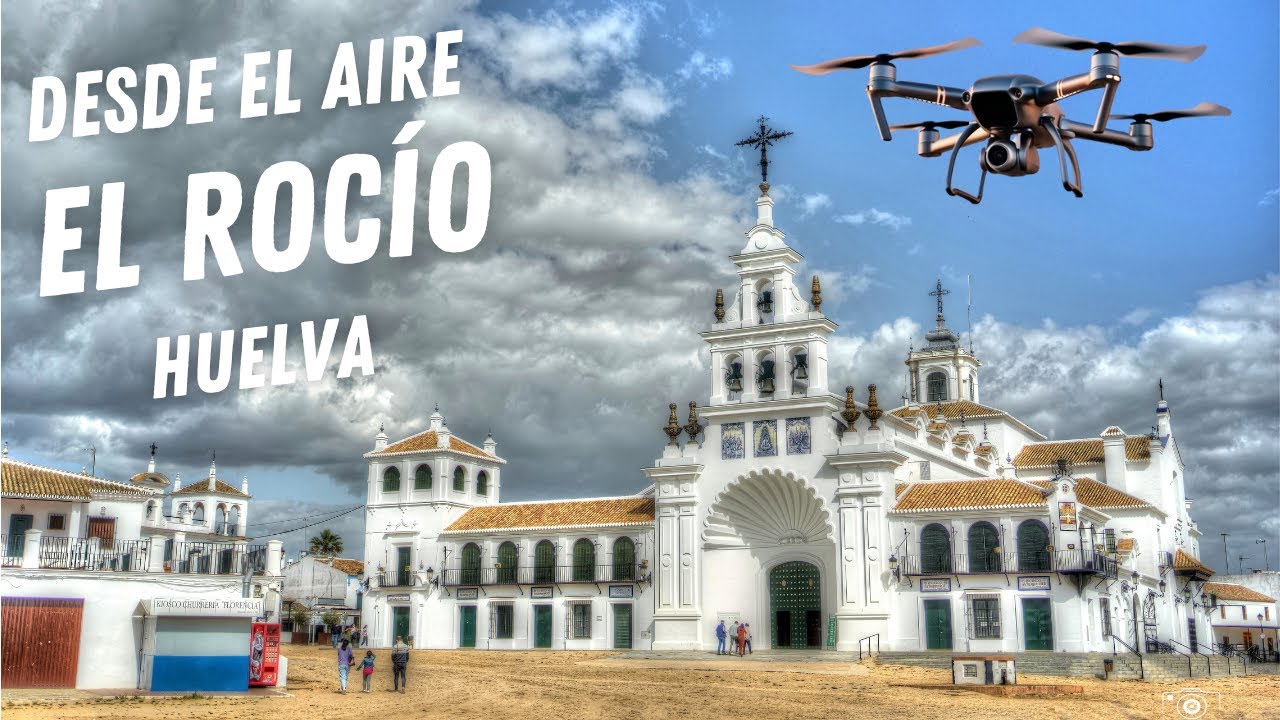 El Rocío (Huelva) desde el aire 4k