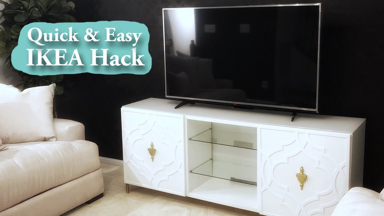 How To Customize Your IKEA TV Console Doors