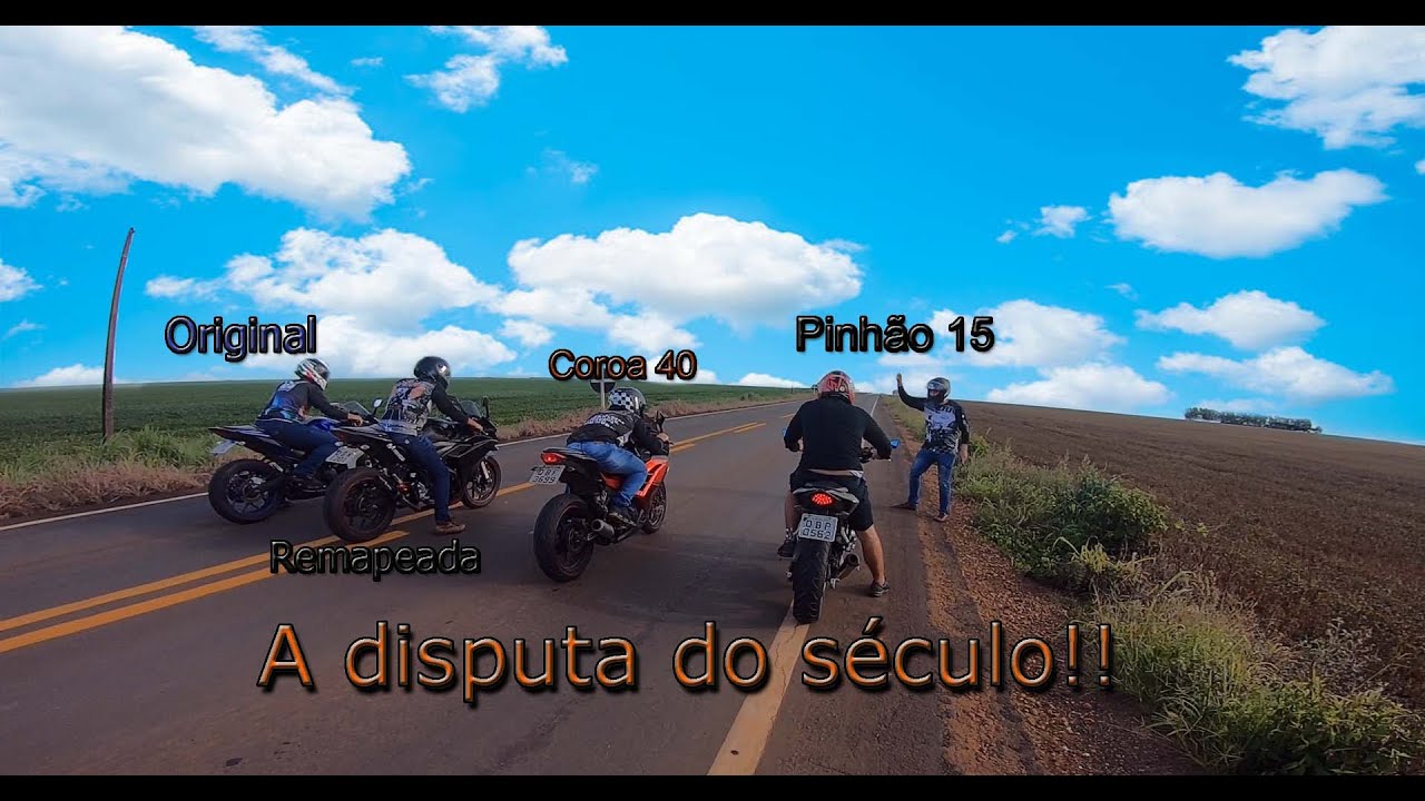 NINJA 300 VS R3 REMAPEADA VS R3 ORIGINAL VS CB500F (LEIA DESCRIÇÃO)