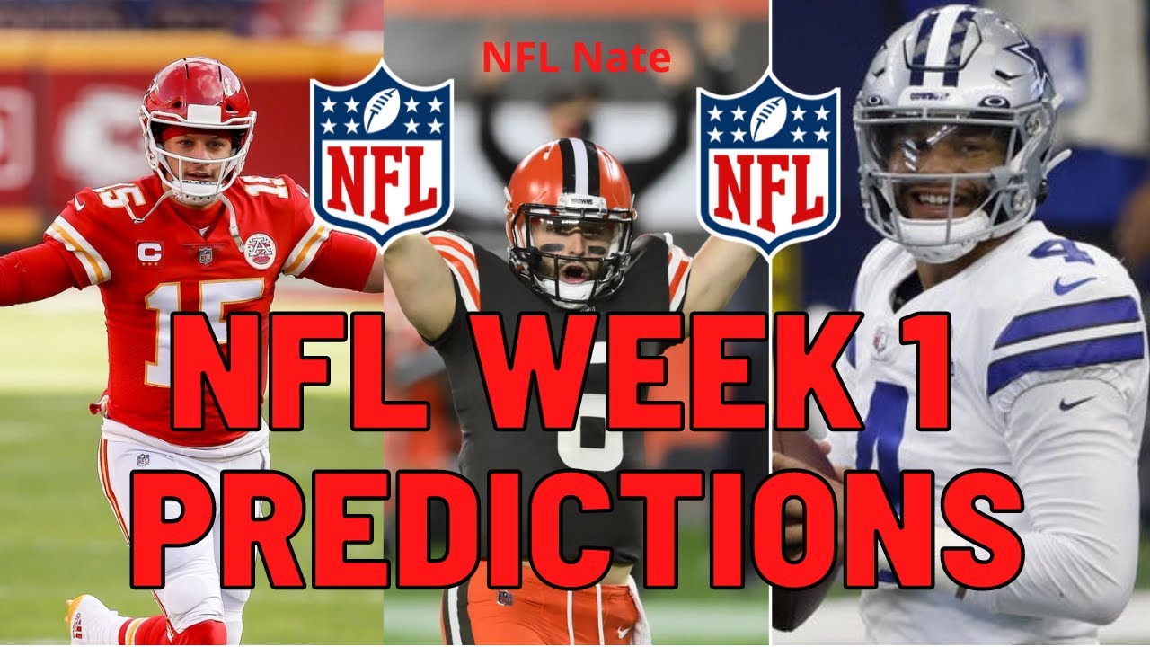 NFL 2021 Week 1 Predictions (picking every game)