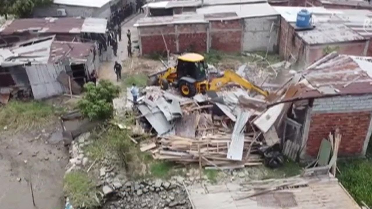 Operativo en Durán termina con casas destruidas