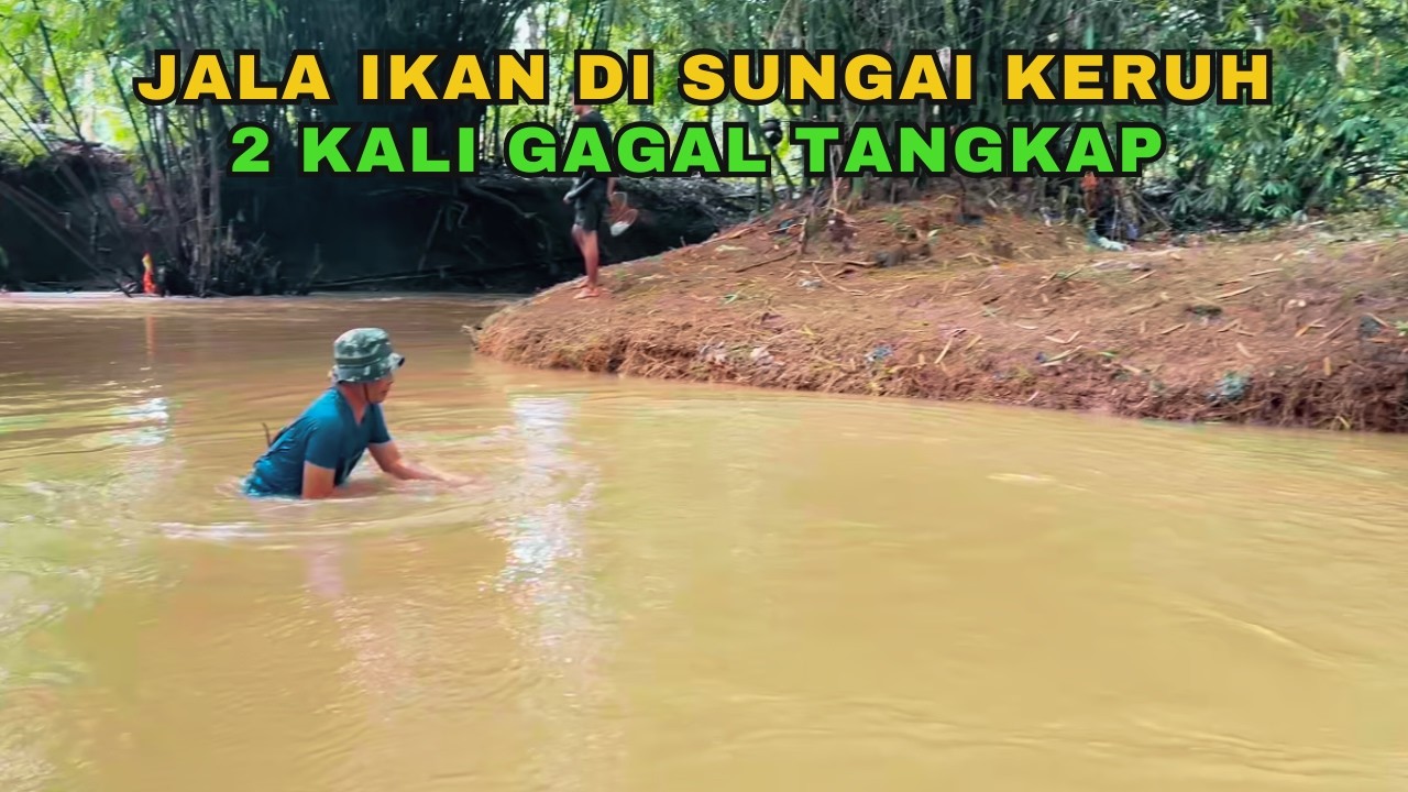 Menjala ikan di Sungai Keruh....Kali ini keberuntungan belum berpihak.