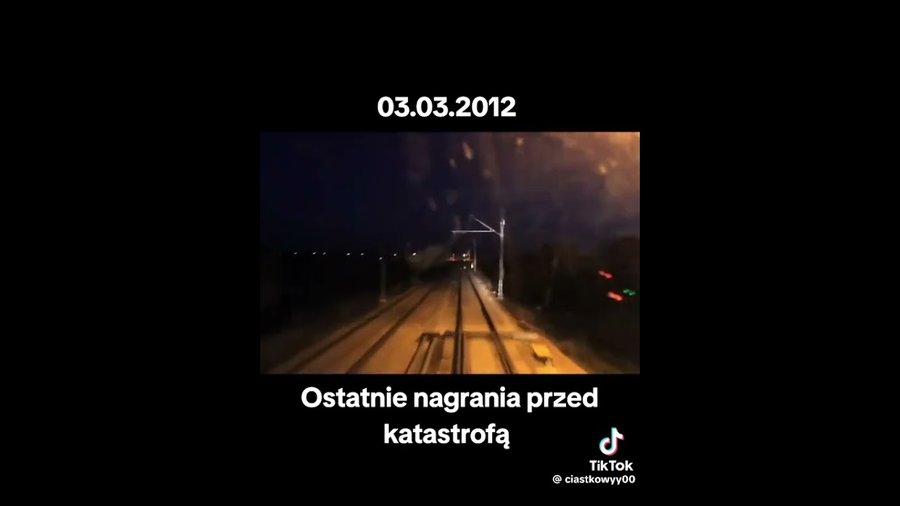 ostatnie nagrania przed katastrofą pod Szczekocinami