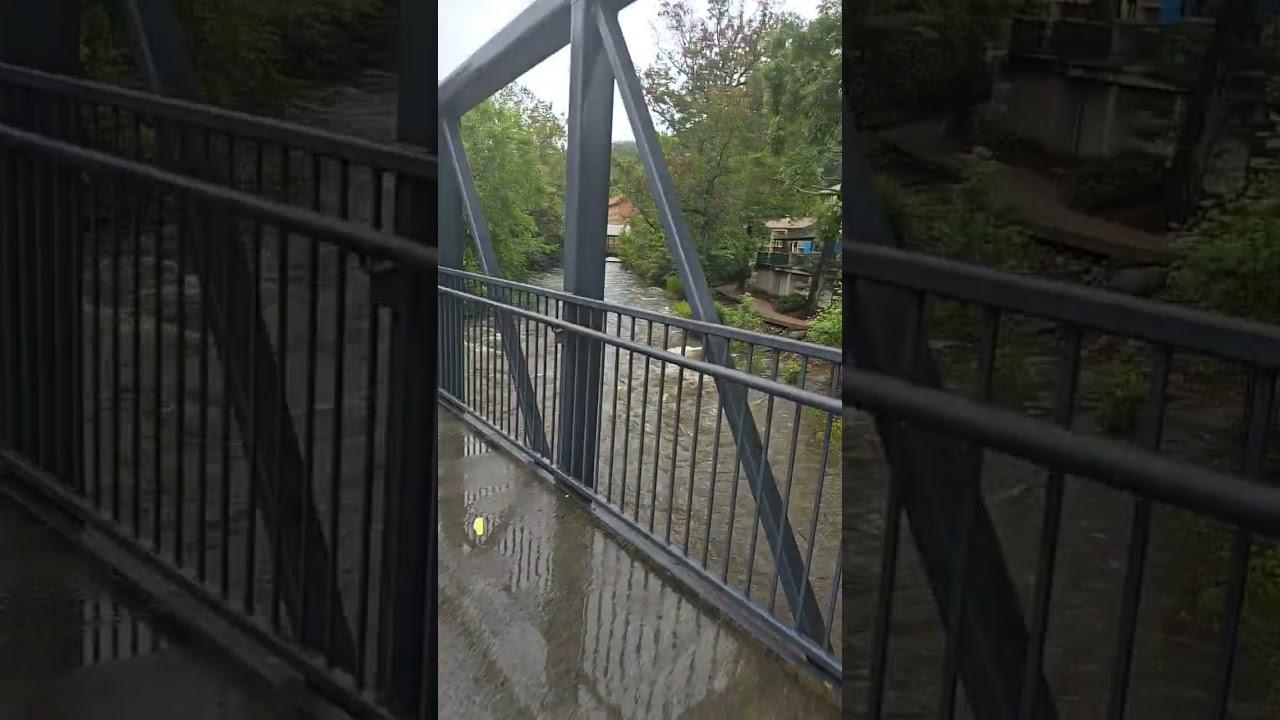 Heavy flooding in Gatlinburg