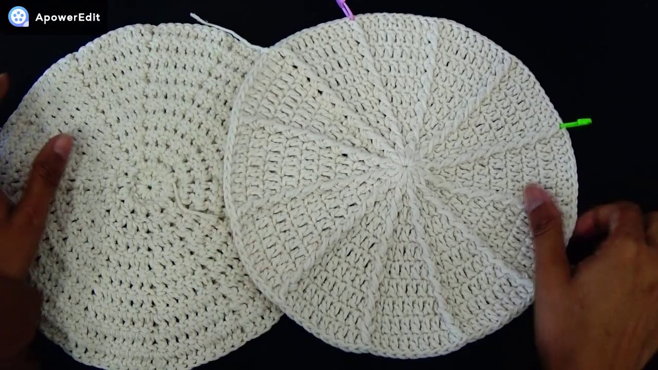 Bolsa redonda em croche