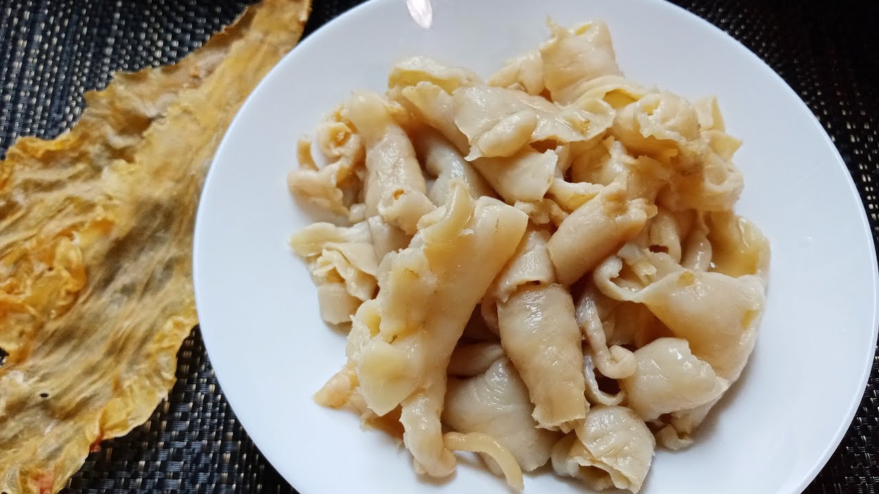 How to prepare your dried fish maw?