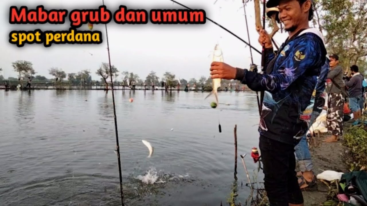 MABAR GRUB DAN UMUM !! Spot Perdana Mancing Bandeng Tambak@AndresTBS