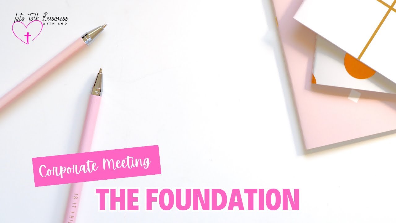 Corporate Meeting January 2026 ( Laying the Foundation)