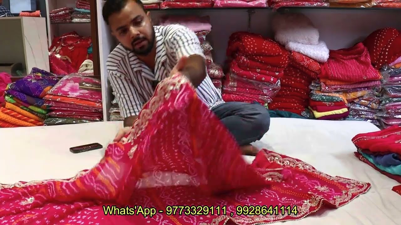 🔥आ गई रंग बिरंगी सावन स्पेशल जयपुरी साड़ियां | Latest Jaipuri Saree Collection 2025
