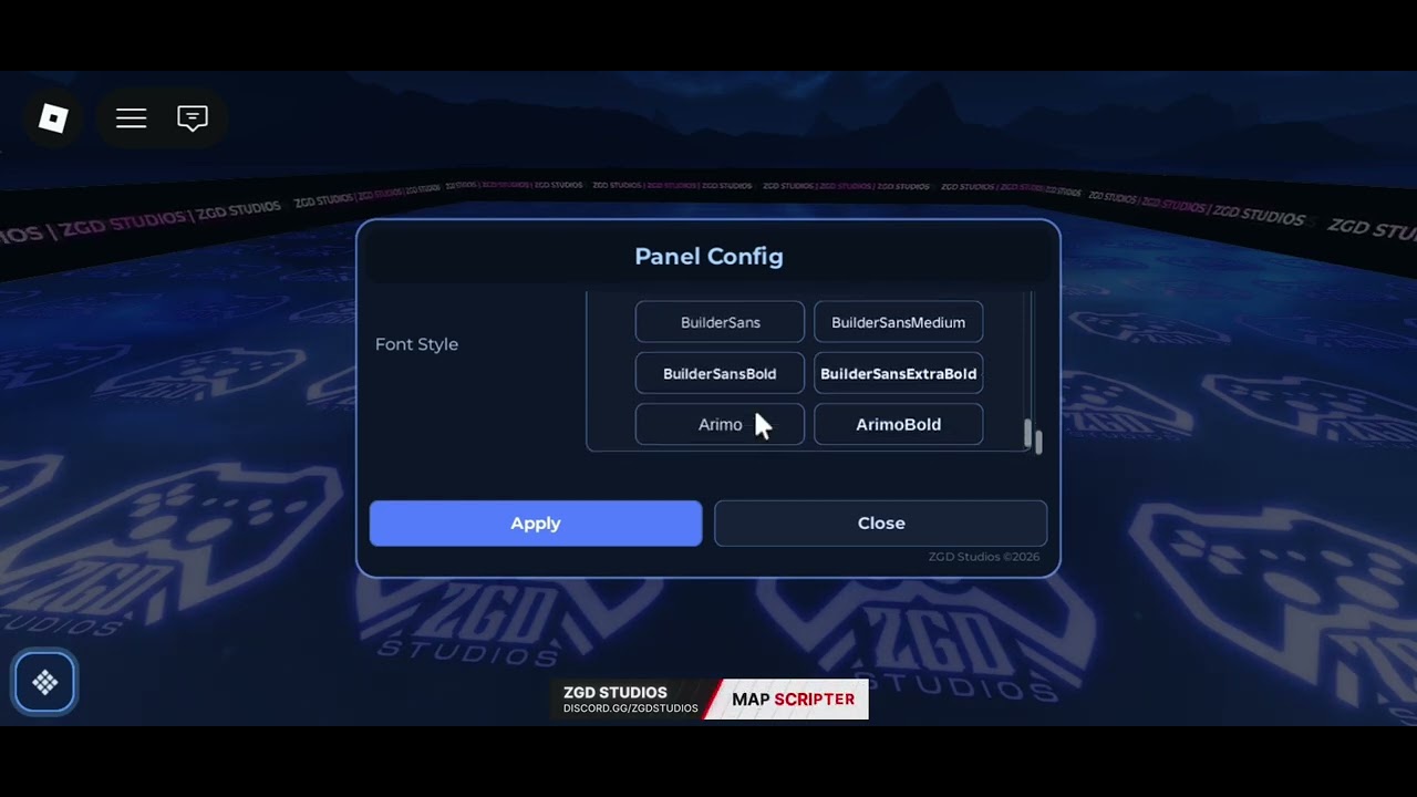 ZGD Running Text Showcase