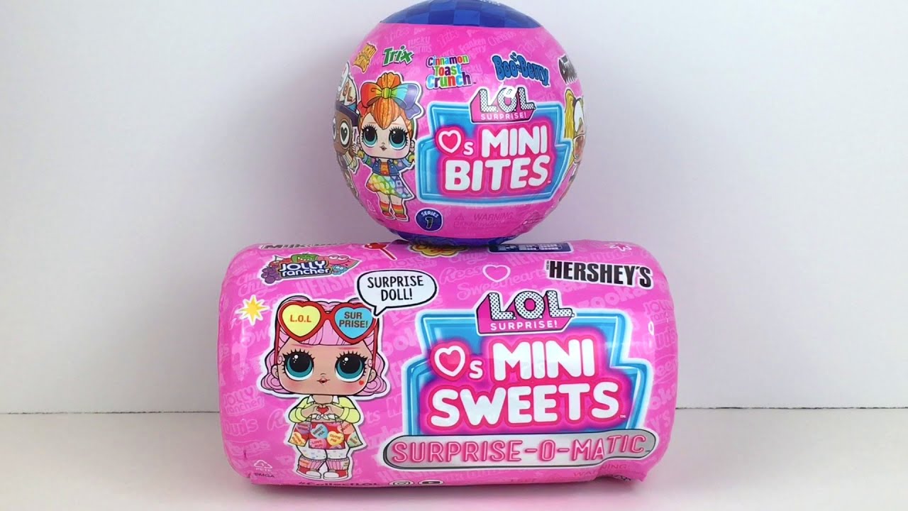 Opening LOL Mini Bites Cereal & Mini Sweets ~ Unboxing & Review