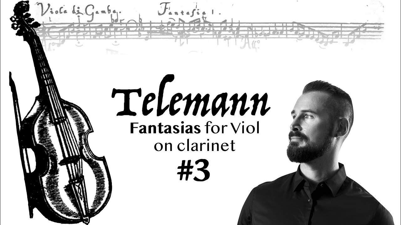 Telemann Fantasia No. 3 clarinet d'amore in G